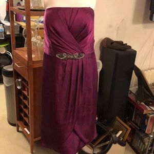 JS COLLECTION STRAPLESS COCKTAIL DRESS